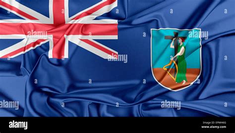 Flag of Montserrat Stock Photo - Alamy