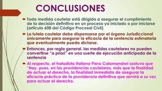 El Proceso Cautelar Ppt