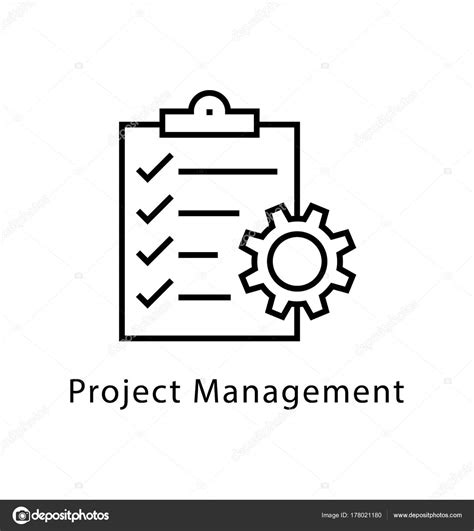 Project Management Icon Vector