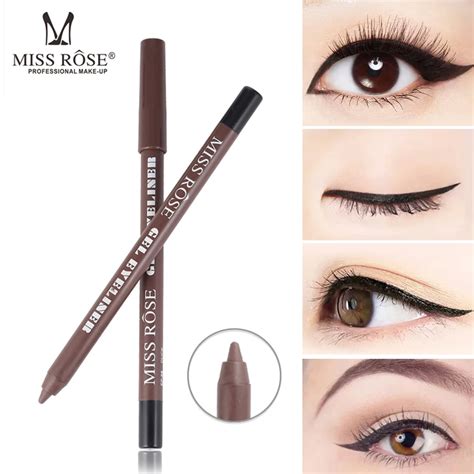 MISS ROSE 1pc Waterproof Woman Eyeliner Liquid Eye Liner Pencil Pen