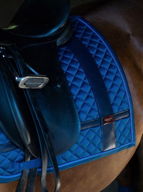 Dressage Saddle Pad No Boundaries Monaco Blue Full Dressage Saddle Pad