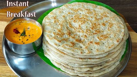 1 Cup Rava Instant Breakfast Recipe Instant Ravasooji Dosa Quick