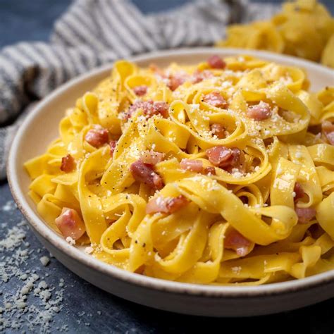 Tagliatelle Carbonara Recipe