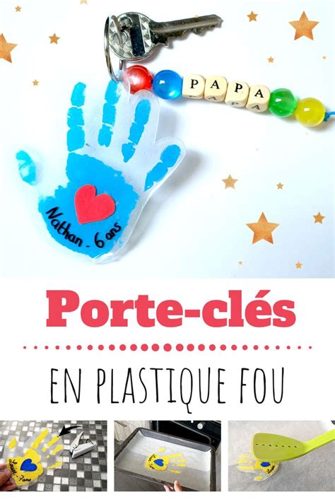 Porte Cl S Empreinte De Main En Plastique Magique Tutos F Te Des