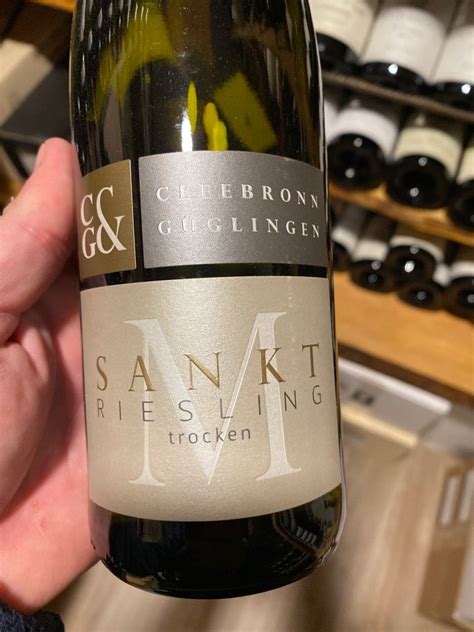 Weing Rtner Cleebronn G Glingen Sankt M Riesling Sauvignon Blanc