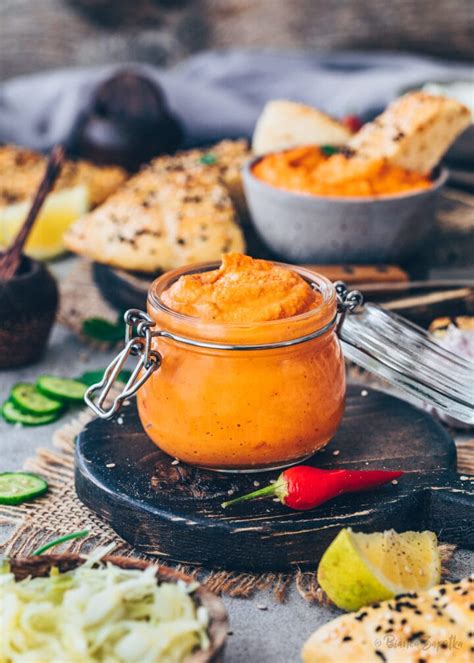 Roasted Red Pepper Cashew Dip Vegan Spread Bianca Zapatka Recipes