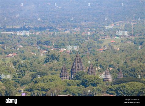 Aerial view of Prambanan Temple in Yogykarta, Indonesia Stock Photo - Alamy