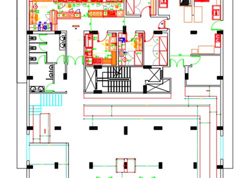 Commercial Kitchen Equipment Layout With MEP drawings / 3D Rendering ...