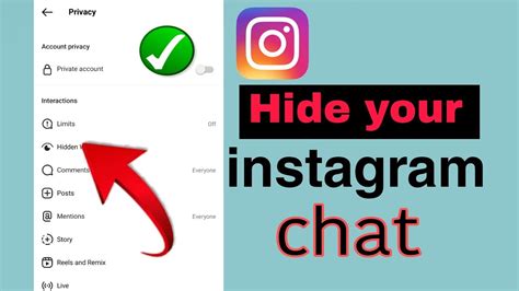 How To Hide Instagram Chat Without Deleting Them Instagram Chat Hide