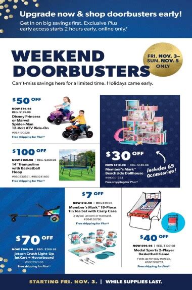 Sam S Club November Savings Event Ad Deals Blackfriday