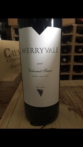 2017 Merryvale Cabernet Franc Usa California Napa Valley Cellartracker