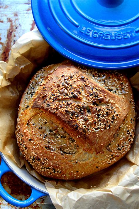 Toasted Sesame And Sunflower Seed Sourdough Bread A Cup Of Sugar  A Pinch Of Salt