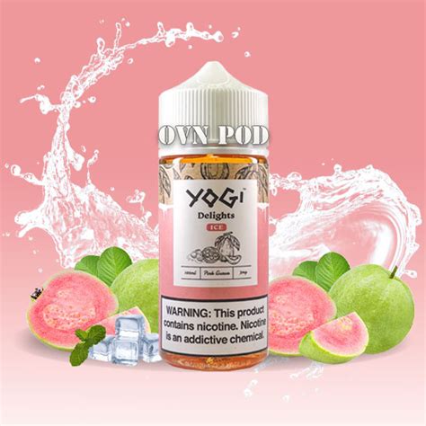 Yogi Delights Iced Pink Guava I H Ng L Nh Ml Ovnpod