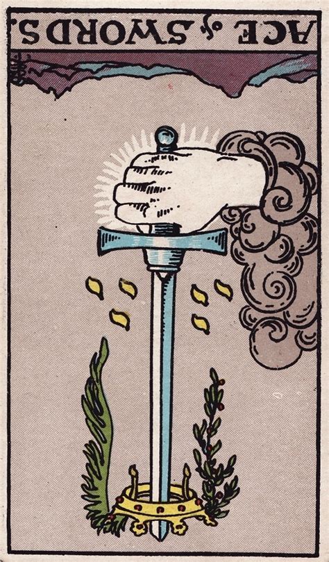 Ace Of Swords Reversed And Two Of Pentacles Tarot Card Combination