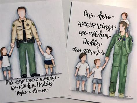 Fatherhood Decor Law Enforcement Wall Art Police Wall Decor Etsy