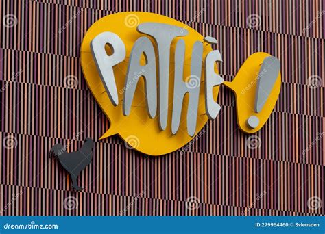 Pathe Bioscoop logo sign editorial image. Image of brand - 279964460