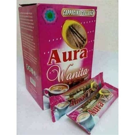 Kopi Aura Wanita Untuk Kesihatan Wanita Mencerahkan Kulit Sachet