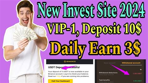 New Invest Site Vip Deposit Daily Earn