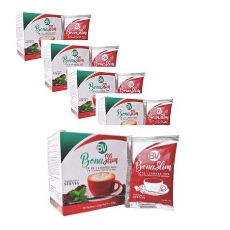 Bona Vita Slim Slim In Coffee Slimming Coffee Shopee Philippines