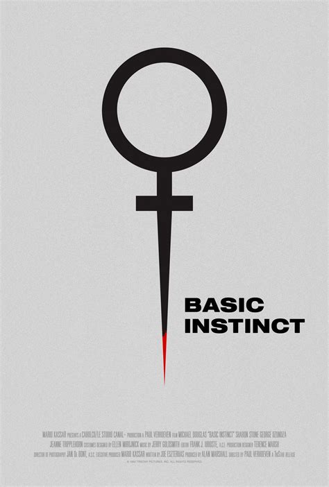 Basic Instinct Poster / Basic Instinct German Movie Poster Michael ...