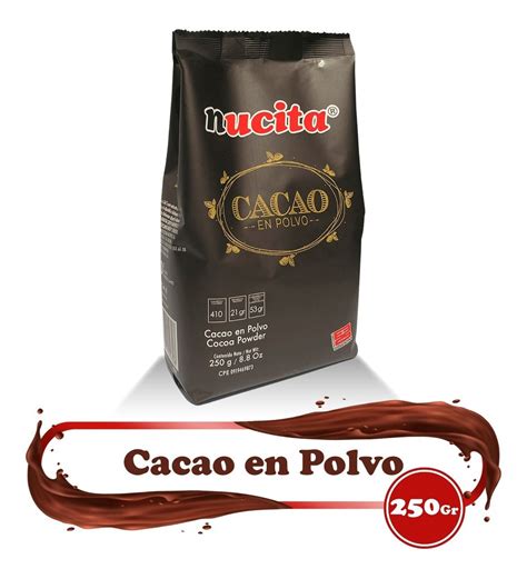 Cacao En Polvo Nucita 250g MercadoLibre