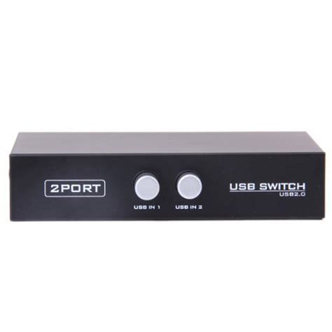 2 Port Usb 20 Selector Switch Sharing Switcher Adapter Hub For 2pc Share 1 Usb Device Roboticsdna