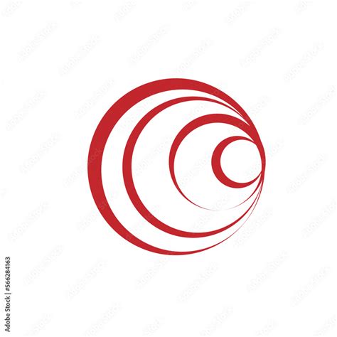 Hurricane Symbol. Abstract icon. Editable Shape Logo Template Stock Vector | Adobe Stock