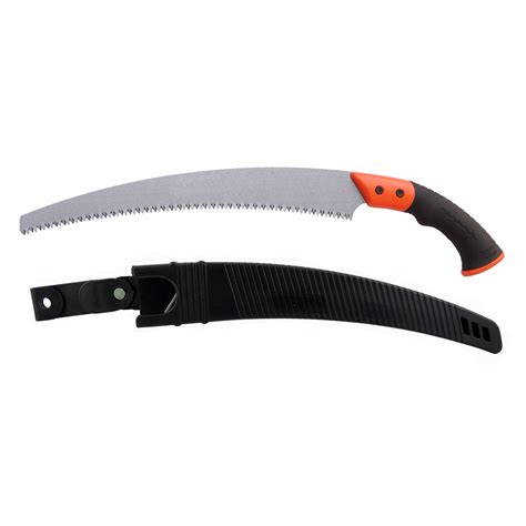 13inch Curved Pruning Saw With A Plastic Holster Precision Hand Saws