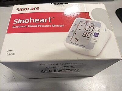 Sinocare Sinoheart Automatic Upper Arm Blood Pressure Monitor White