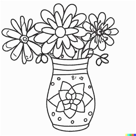 Desenhos De Vaso De Flor Para Imprimir E Colorir Pintar