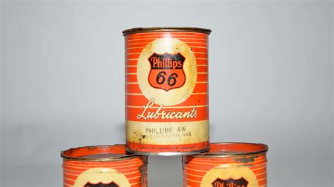 Phillips 66 Oil Cans 4x5 Lot Of 3 At Kissimmee Road Art 2019 As N283