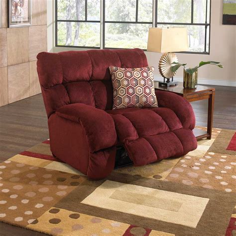 Catnapper Siesta Lay Flat Reclining Sofa Set Wine Cn 1761 Sofa Set Wine At