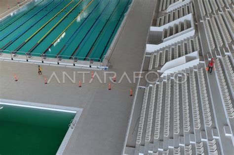 Wajah Baru Stadion Akuatik Gbk Antara Foto