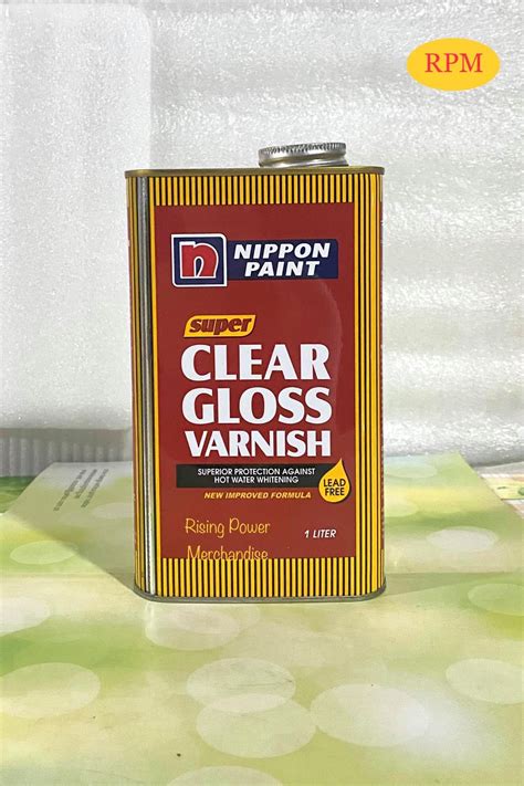 Nippon Paint Super Clear Gloss Varnish 1 Liter Lazada PH