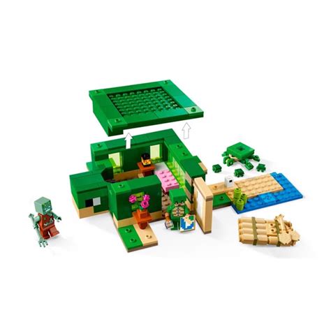 Minecraft Lego The Turtle Beach House 21254 Toys And Gadgets Zing Pop Culture