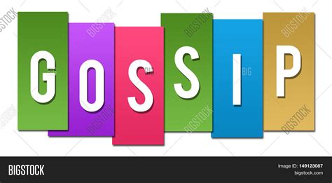 Gossip Text Alphabets Image And Photo Free Trial Bigstock