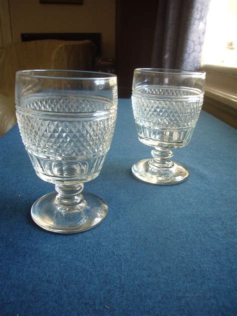 Antiques Atlas Pair Georgian Cut Glass Rummers