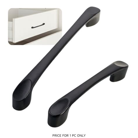 Mds Matte Black Kitchen Cabinet Handle Door Pull Drawer Knob Furniture