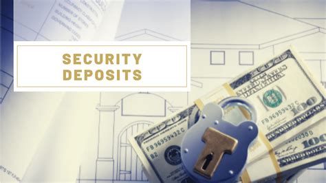 What You Need To Know About Security Deposits Rog Coastal Property Management