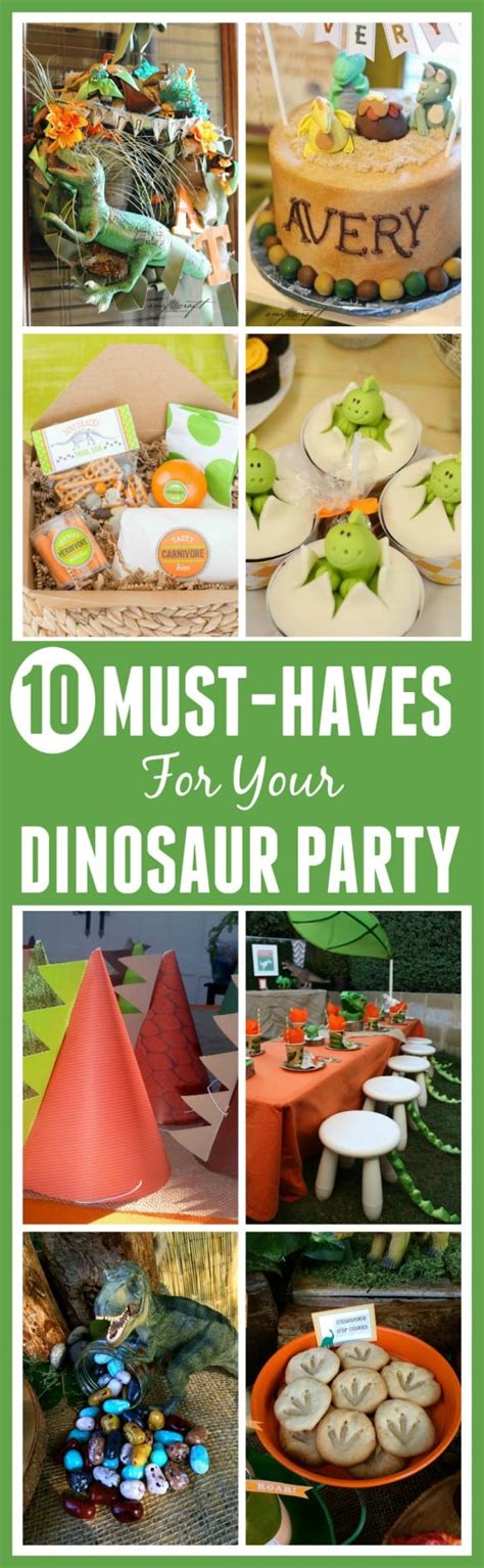 10 Must-Haves for your Dinosaur Party | Catch My Party