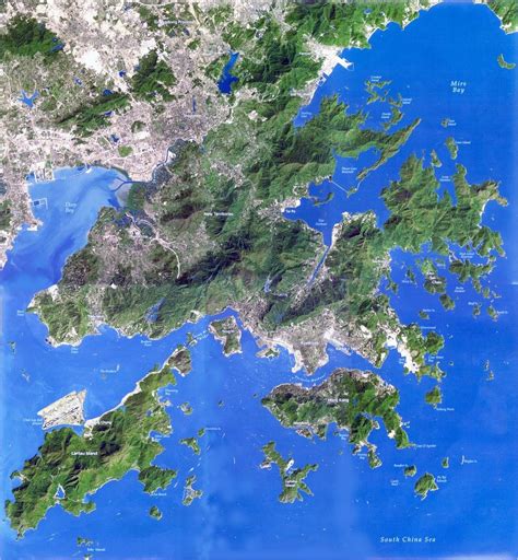 香港衛星地図 衛星地図香港中国