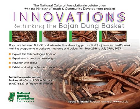 Innovations Rethinking The Bajan Dung Basket National Cultural