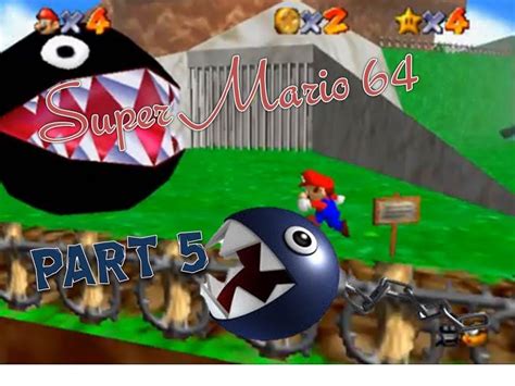 Super Mario 64n64 Walkthroughpart 5 Bob Omb Battlefield Behind Chain Chomps Gate Youtube