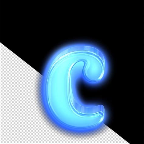 La Lettre De Symbole Bleu N On C Psd Premium