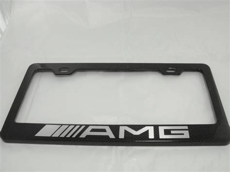 Mercedes Benz Amg Carbon Fiber License Plate Frame Frames Amazon Canada