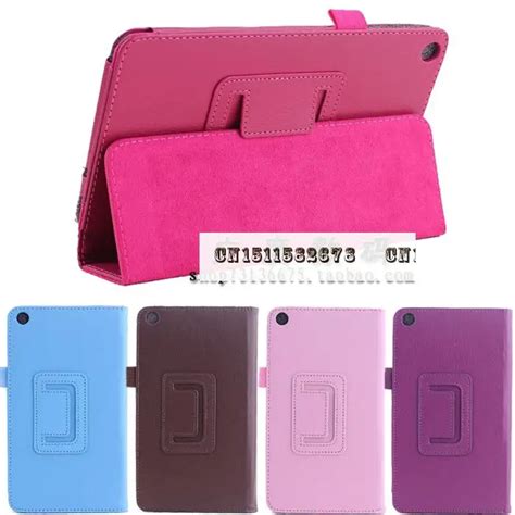 Litchi Folio Pu Caso Capa De Couro Para Asus Fonepad Fe Mg Tablet