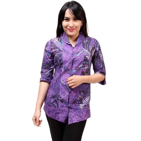 25 Model Baju Batik Kantor Terbaru Bulan Ini | Model Baju Batik Kantor