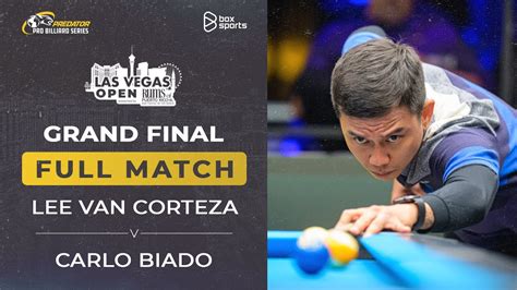 Full Match Lee Van Corteza Vs Carlo Biado Las Vegas Open Men