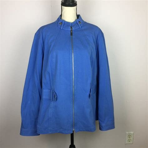 Jones New York Jackets And Coats Jones New York Signature Jean Jacket 3x Womans Plus Blue