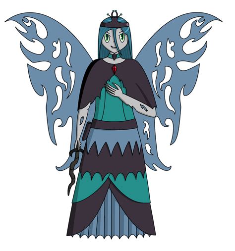 Queen Chrysalis Human By Blackburt4 On Deviantart